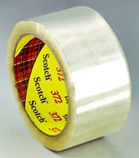 3M 372-Clear-48Mmx100M Bx Seal Tape - Package Qty 36