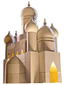 HABA Russian Cathedral Architectural Wooden Building Blocks - 55 Piece Set