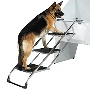 Master Equipment PetEdge Grooming Tub Pet Stairs – Non-Skid Stairs Allow Pets to Climb to Tub or Grooming Table Surface