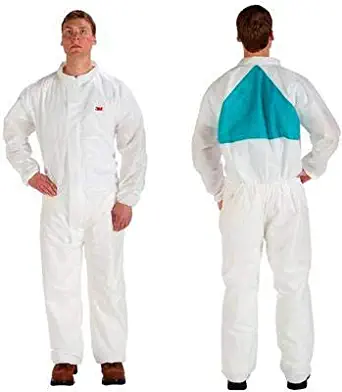 4520CS-BLK-3XL - 4520 Series Disposable Protective Coveralls with Two-Way Zipper - 3M 4520 Series Disposable Protective Coveralls, 3M Company - Case of 25