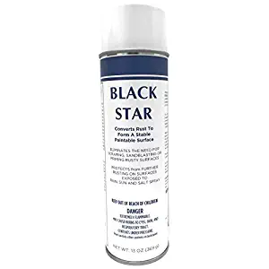 BEST SUPPLY MROChem Black Star Rust Converter - Converts Rust on Any Steel Surface – 1 Aerosol Spray Can