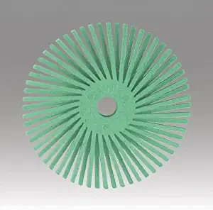 Scotch-Brite(TM) Radial Bristle Disc, 9/16 in x 1/16 in Polish 1, 48 per inner