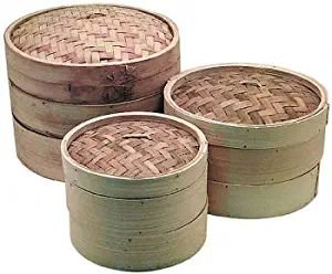 14 inch Bamboo Steamer (Set - 2 racks and 1 lid)