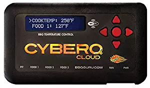 CyberQ Cloud BBQ Temperature Controller with Universal Adaptor for Big Green Egg, Ceramic and Weber Smokey Mountain Cookers