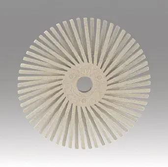 3M Scotch-Brite RB-ZB Radial Bristle Brush - 120 Grade - 1/16 in Center Hole - 9/16 in OD & 35000 Max RPM - 27614 [PRICE is per DISC]