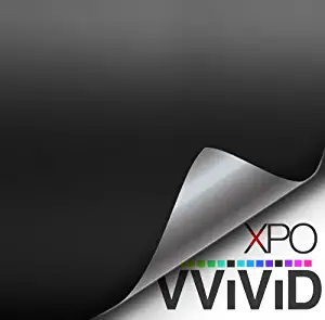 Matte Deep Black 60" x 3ft Car Wrap Vinyl Roll with Air Release 3MIL-VViViD8