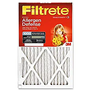 20x36x1 (19.7 x 35.7) Filtrete Allergen Defense 1000 Filter by 3M (4 Pack)