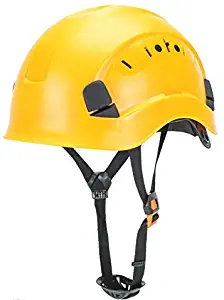 Uninova Safety Hard Hat - Adjustable ABS Climbing Helmet - 6-Point Suspension, Perfect for Riding, Climbing and Construction (Yellow)
