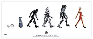 Evolution of The Cylon Poster