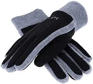 Household personality handrail Work gloves gloves female spring and winter outdoor riding men's long-sleeved thick cotton plush warm coral velvet all that students durable anti-slip gastrointestinal