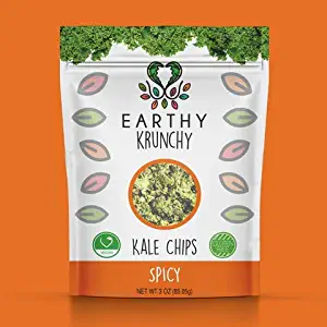 Earthy Krunchy Spicy Kale Chips