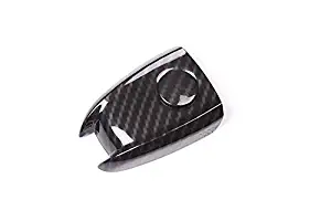 HERBEN Carbon Fiber Pattern ABS Plastic Key Shell Cover Trim for Alfa Romeo Giulia Stelvio 2017 2018 Car Accessories