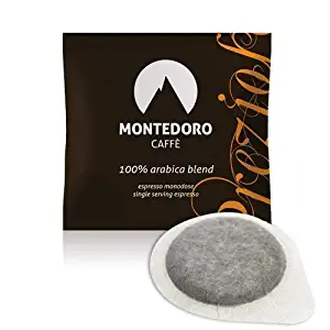 Espresso Pods - Montedoro Prezioso 100% Pure Arabica - 150 Pods Individually Wrapped.