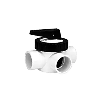 TVI Thermoplastic Valves PV:0200PVP00EES00 Pool Valve, 3-Way, PVC/EPDM (Seat), Socket Ends, 2"