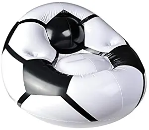 Rhode Island Novelty 45 Inch x 44 Inch x 25 Inch Inflatable Soccer Ball Chair, One per Order