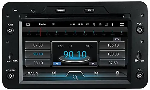 TOPNAVI Octa Core 32GB Android 9.0 7Inch Car Radio Head Unite for Alfa Romeo Spider (2006 Onwards)/Romeo 159 (2005 Onwards)/Romeo Brera (2006 Onwards)/Romeo 159 Sportwagon (2005 Onwards) DVD GPS