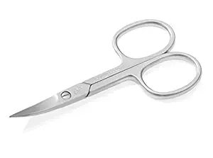 Matte Finish INOX Stainless Steel Nail Scissors by Erbe. Made in Solingen, Germany