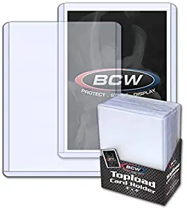 BCW (25) Brand Trading Card Toploaders - Rigid Plastic Sleeves - TCSVTH