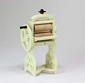 Dollhouse Miniature Vintage Look Victorian Washing Machine in Creme