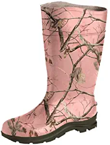 Ranger Field General PVC Women's Rain Boots, Realtree AP Pink Camo (18866)