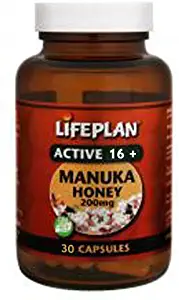 Lifeplan Active 16+ Manuka Honey 200mg Capsules - 30 Capsules