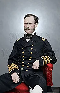 Admiral John A. Dahlgren Father of American Naval Ordnance Color Photo