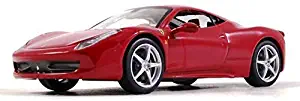 Ferrari 458 Italia Red Color 1:43 Scale Diecast Model Sports Car 2009 Year