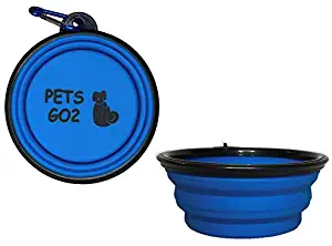 PETS GO2 Premium Small Pet Carrier for Puppies, Small Dogs & Cats – All Airlines Approved - Expandable Walls, Top and Side Exits, Sherpa Soft Removable and Washable Bed, Foldable, Durable + Dog Bowl