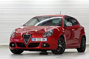 Driver Motorsports Poster of Alfa Romeo Giulietta HD 48 X 32 Inch Print