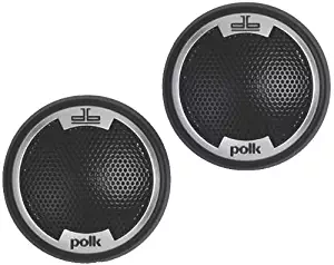 Polk Audio DB1001 1-Inch Silk/Polymer Composite Dome Tweeters (Pair, Black)