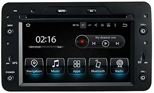 TOPNAVI Android 9.0 Head Unit for Alfa Romeo Spider/159/Brera/159 Sportwagon 2005 2006 2007 2008 2009 2010 GPS Navi Radio WiFi 3G RDS Bluetooth