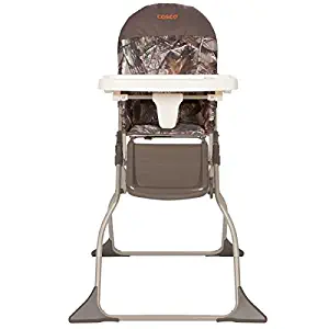 Cosco Simple Fold High Chair, Sets Up in Seconds, Easy to Clean and Pack Away, Realtree