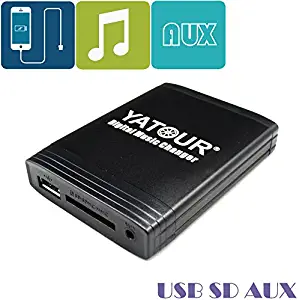 Yatour Digital Music Changer Usb+sd+aux Mp3 Music Interface for Becker Porsche /Fit Becker 2234, Becker 2235, Becker 2237, Becker CDR 22, Becker Cr 22,cascade Pro w/16GB USB Flash Drive _HUAHEE