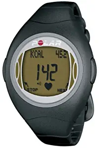 POLAR F4 Women's Heart Rate Monitor Watch (Black Amber)