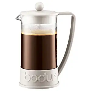 Bodum New Brazil 8-Cup French Press Coffee Maker, 34-Ounce, Off White