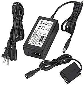 FIT-POWER ACK-E18 DR-E18 AC Power Supply Adapter Charger DC Coupler Kit (Replace LP-E17 Battery) For Canon EOS Rebel T6i T6s T7i SL2 SL3 750D 760D 800D 77D 200D 250D Kiss 8000D X8i DSLR Camera
