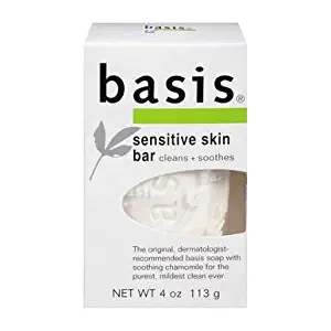 Basis Sensitive Skin Bar 4 oz (Pack of 12)