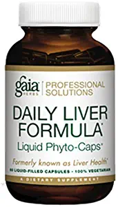 Gaia Herbs (Professional Solutions) Daily Liver Formula 60 lvcaps