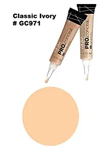 LA Girl Pro High Definition Concealer (1, GC 971 Classic Ivory)