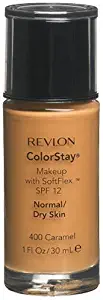 Revlon ColorStay Makeup with SoftFlex, Normal/Dry Skin, Caramel 400, 1 Ounce (Pack of 2)