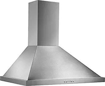 Broan Elite EW5830SS 30" Wide Traditional Wall Mount Canopy Hood with 500 CFM Internal Blower Electronic Control and 3-Speed Control in Stainless