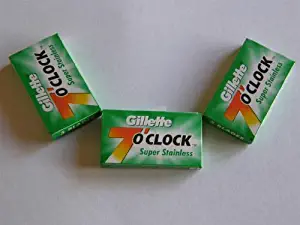 15 7 O'clock Double Edge Safety Razor Blades