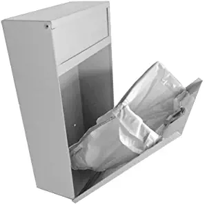 Sanitary Napkin Disposal Bin Tampon Receptacle, Steel
