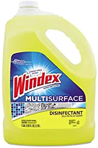 Windex Disinfectant Multisurface All-Purpose Cleaner Refill 1 Gallon- Citrus Scent