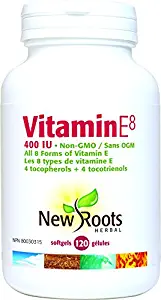 New Roots VITAMIN E8 400 I.U., 120 Softgels