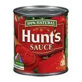 Hunt's Tomato Sauce 8 Oz. 100% Natural - 6 Pack