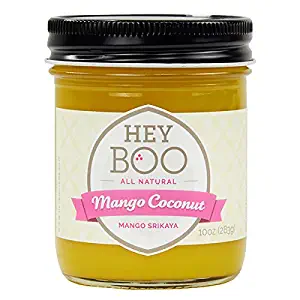 Mango Coconut Jam by Hey Boo - Delicious - Dairy Free - No Corn Syrup - Non GMO - Made in USA, 10 oz