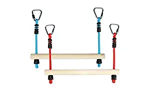 Slackers Ninjaline Monkey Bars Obstacle (2 pc.) | Slackline Obstacle Course Bars | Ninjaline Obstacle Monkey Bars