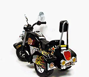 3 Wheel Chopper Trike Motorcycle for Kids, Battery Powered Ride On Toy by Lil' Rider– Ride on Toys for Boys and Girls, Toddler and Up - Black