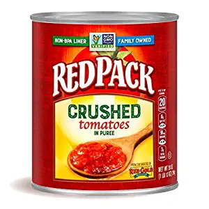 Redpack Crushed Tomatoes in Puree, 28oz Cans (Pack of 12)
